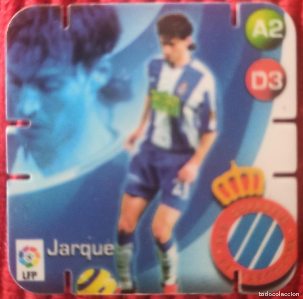 Cromos de f&uacute;tbol: Grefusa shots Dani Jarque Espa&ntilde;ol - Foto 1