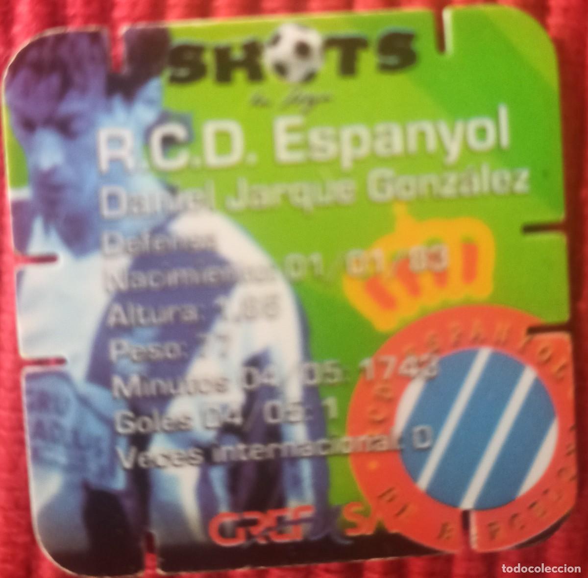 Cromos de f&uacute;tbol: Grefusa shots Dani Jarque Espa&ntilde;ol - Foto 2