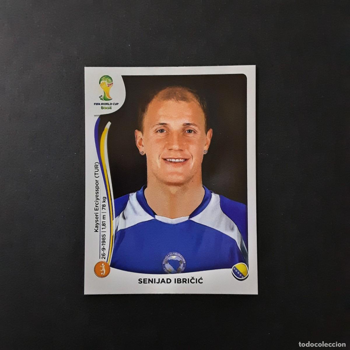 Fu&szlig;ball-Sticker: CROMO FUTBOL MUNDIAL 2014 PANINI 440.IBRICIC-BOSNIA HERZEGOVINA-NUNCA PEGADO