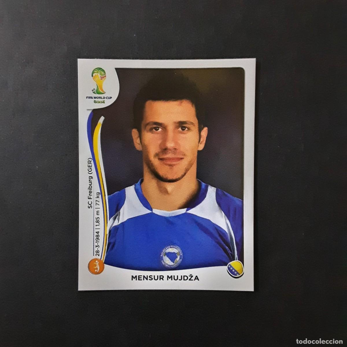 Cromos de F&uacute;tbol: CROMO FUTBOL MUNDIAL 2014 PANINI 441.MUJDZA-BOSNIA HERZEGOVINA-NUNCA PEGADO