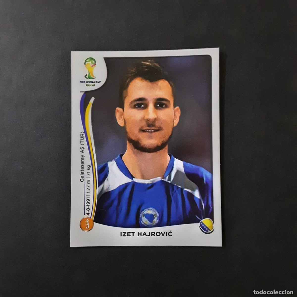 Fu&szlig;ball-Sticker: CROMO FUTBOL MUNDIAL 2014 PANINI 447.HAJROVIC-BOSNIA HERZEGOVINA-NUNCA PEGADO