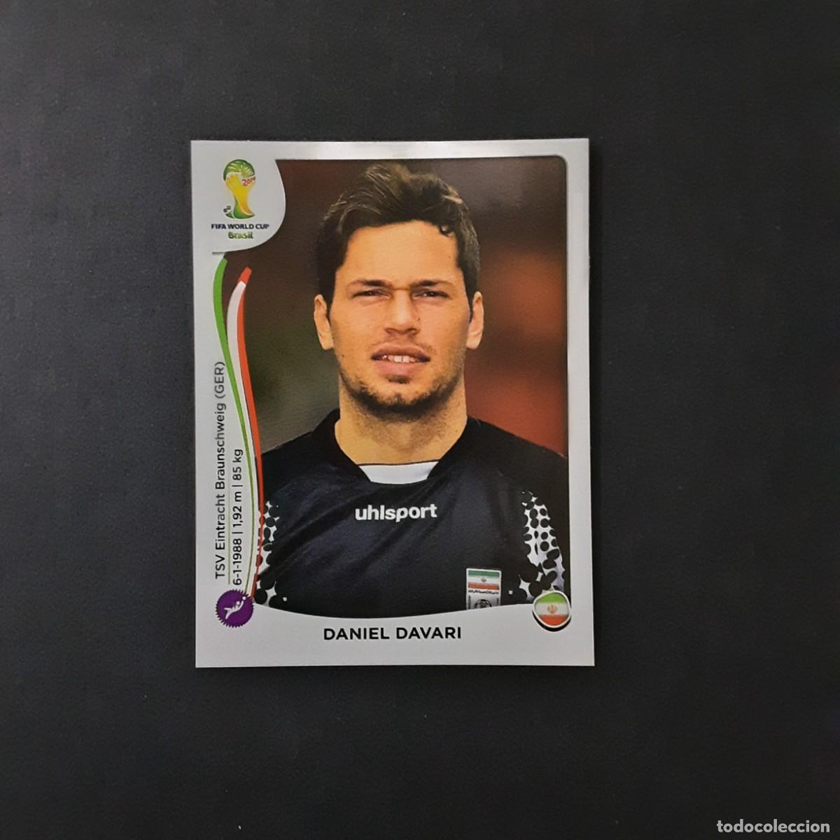 Fu&szlig;ball-Sticker: CROMO FUTBOL MUNDIAL 2014 PANINI 452.DAVARI-IRAN-NUNCA PEGADO