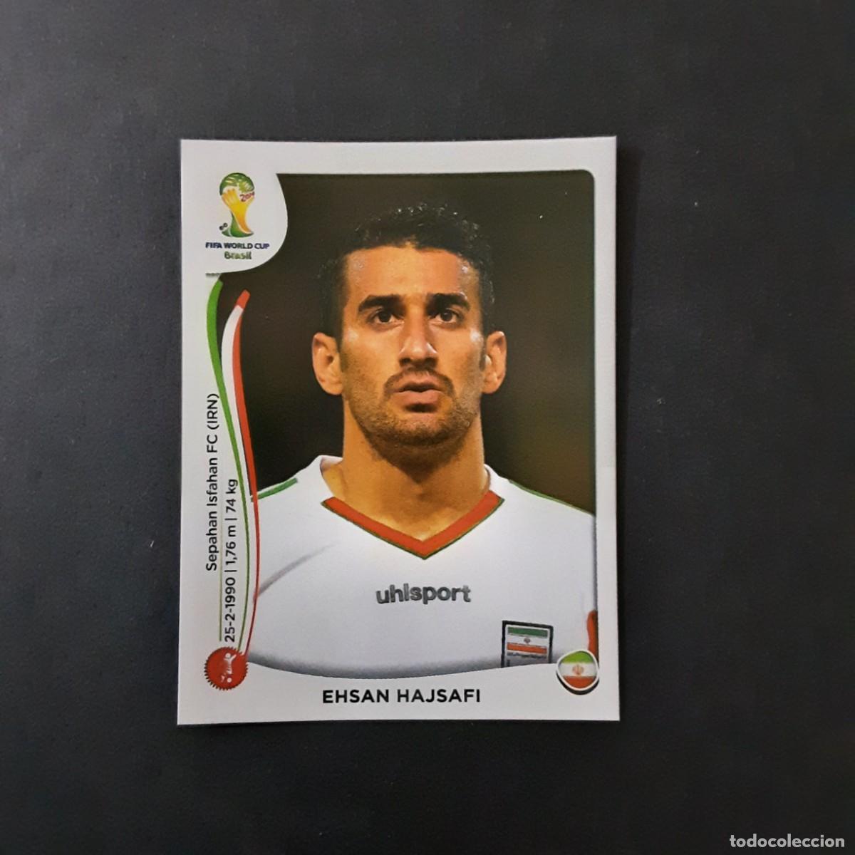 Fu&szlig;ball-Sticker: CROMO FUTBOL MUNDIAL 2014 PANINI 457.HAJSAFI-IRAN-NUNCA PEGADO