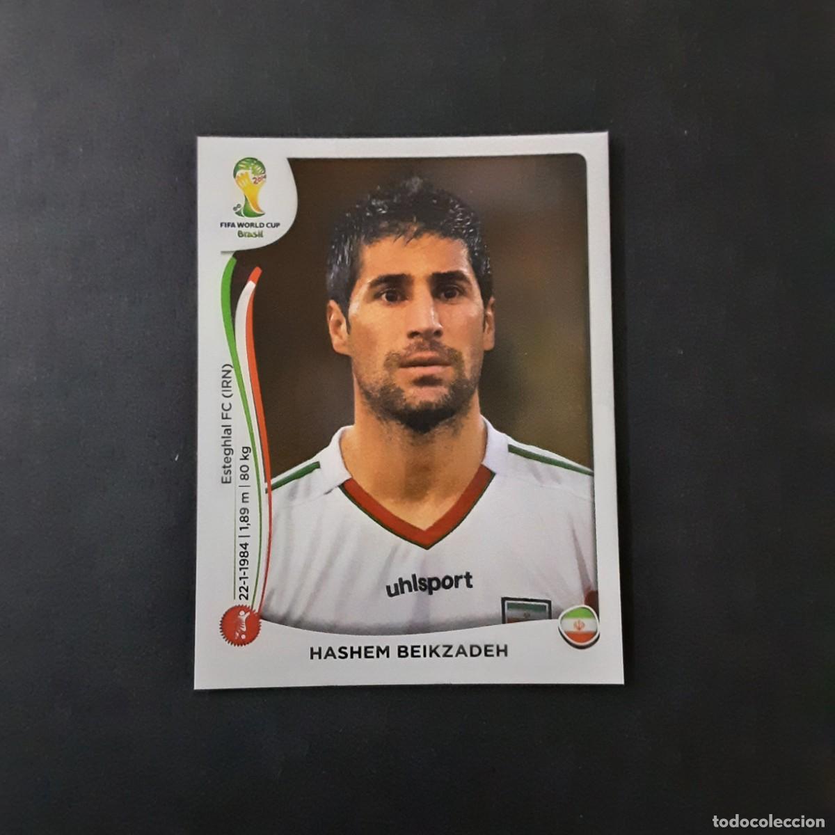 Figurine di Calcio: CROMO FUTBOL MUNDIAL 2014 PANINI 458.BEIKZADEH-IRAN-NUNCA PEGADO