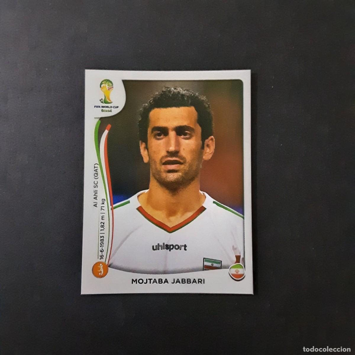 Figurine di Calcio: CROMO FUTBOL MUNDIAL 2014 PANINI 462.JABBARI-IRAN-NUNCA PEGADO