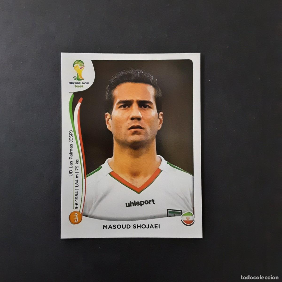Fu&szlig;ball-Sticker: CROMO FUTBOL MUNDIAL 2014 PANINI 463.SHOJAEI-IRAN-NUNCA PEGADO
