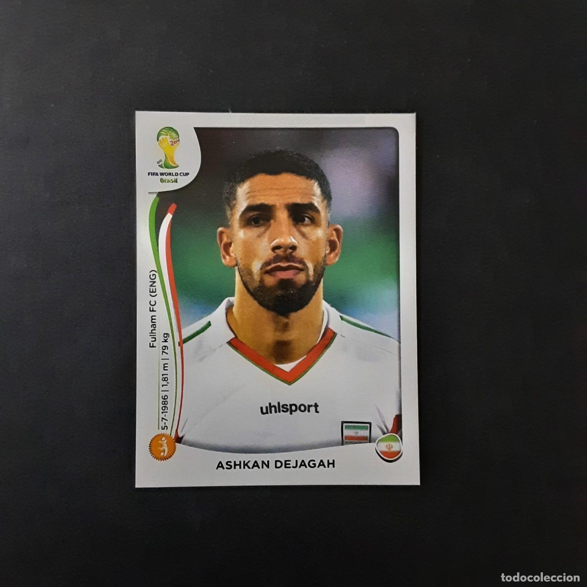 Fu&szlig;ball-Sticker: CROMO FUTBOL MUNDIAL 2014 PANINI 464.DEJAGAH-IRAN-NUNCA PEGADO