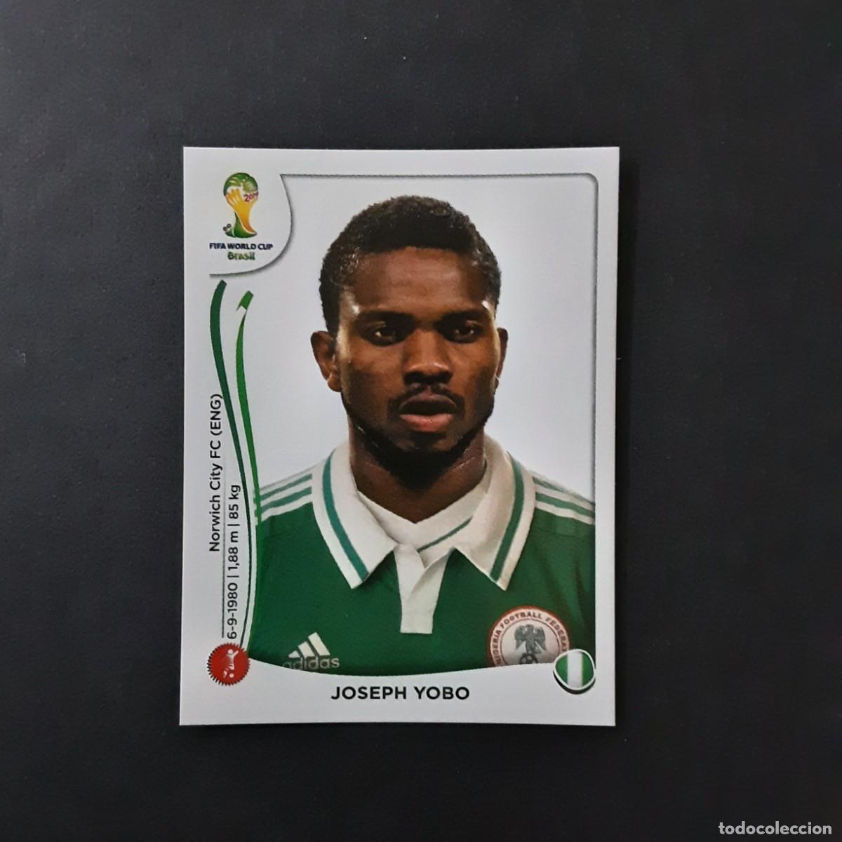 Fu&szlig;ball-Sticker: CROMO FUTBOL MUNDIAL 2014 PANINI 472.YOBO-NIGERIA-NUNCA PEGADO