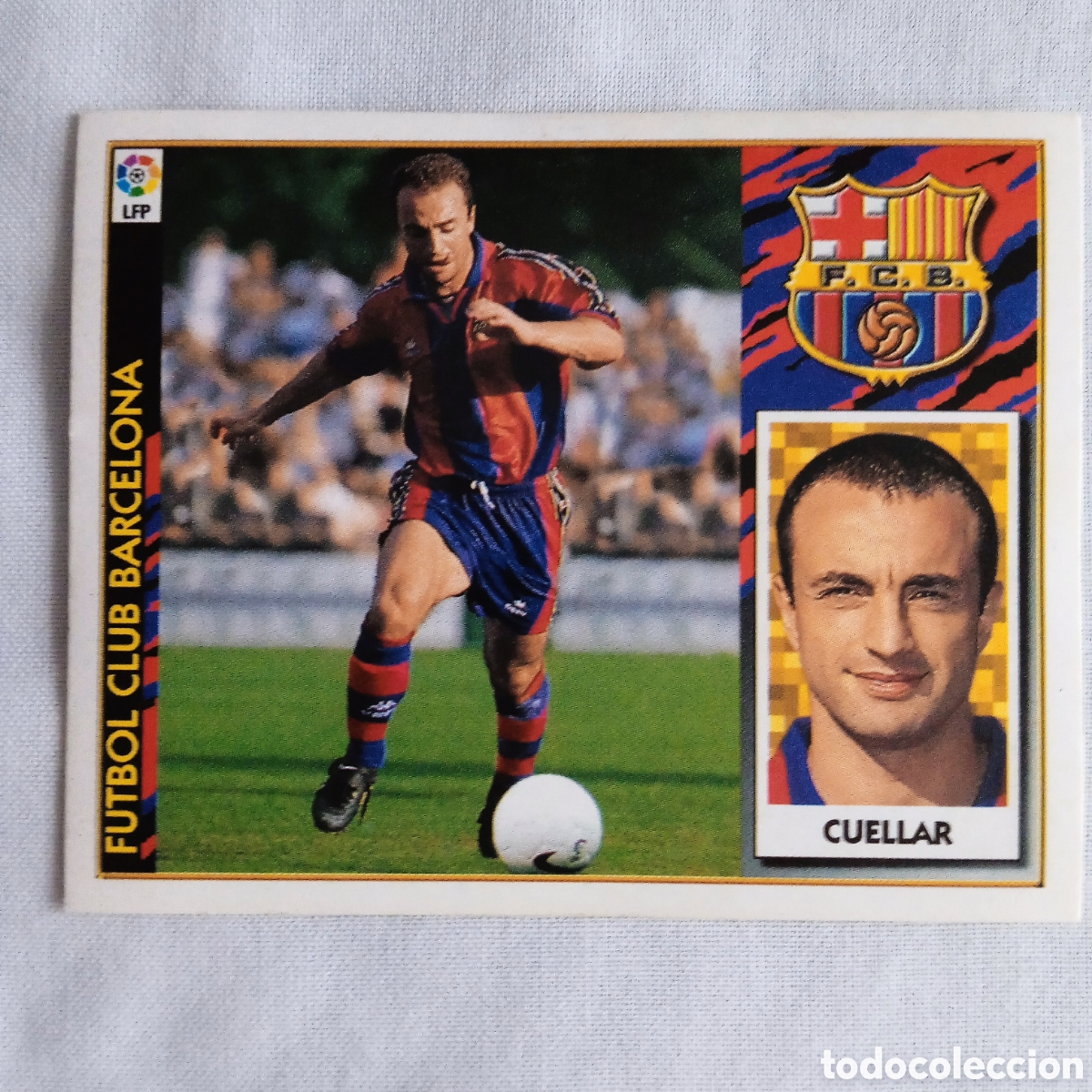 Football Stickers: Cromo Futbol 97/98.SIN PEGAR CUELLAR , BARCELONA