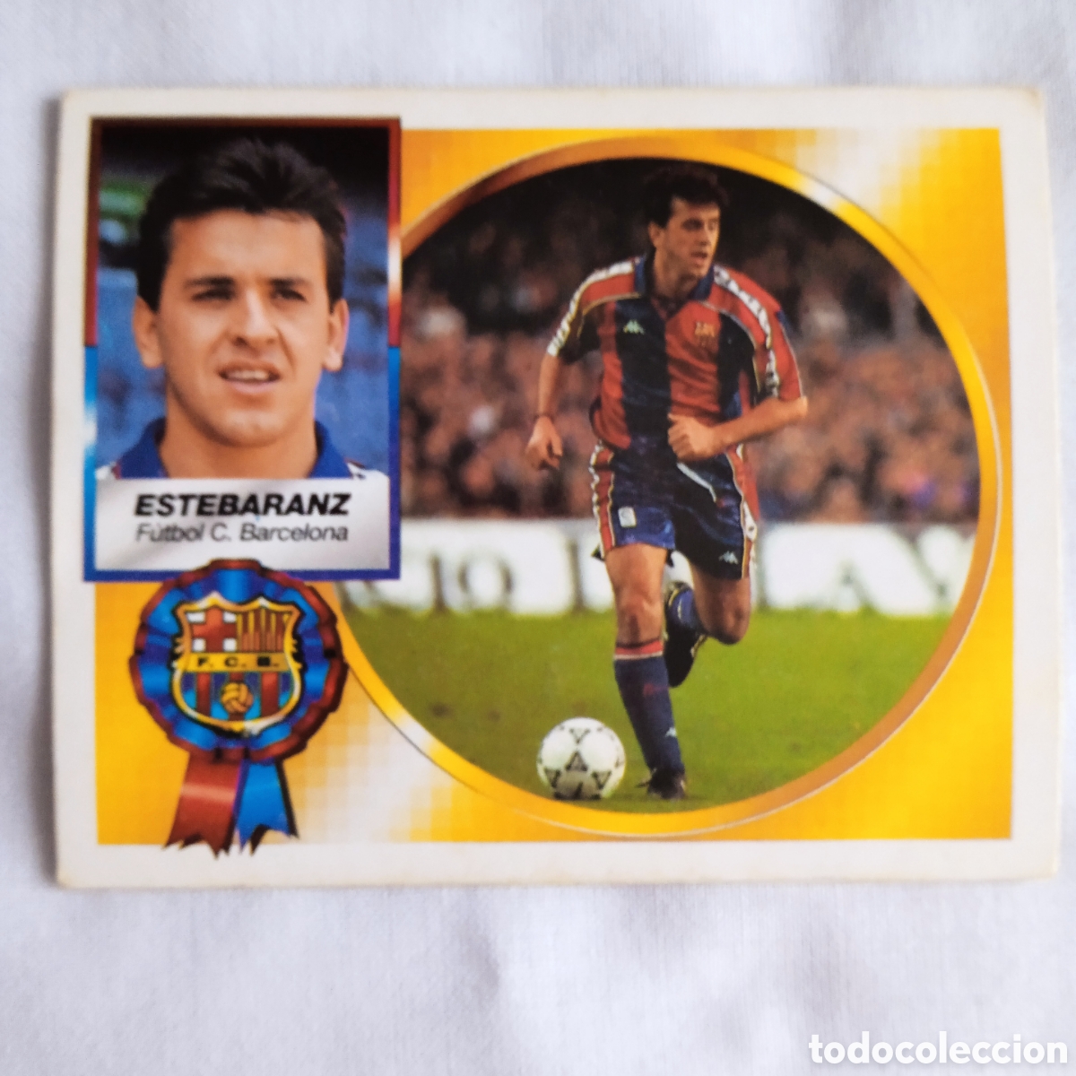 Figurine di Calcio: CROMO Futbol SIN PEGAR.94/95. ESTEBARANZ . FUTBOL CLUB BARCELONA.