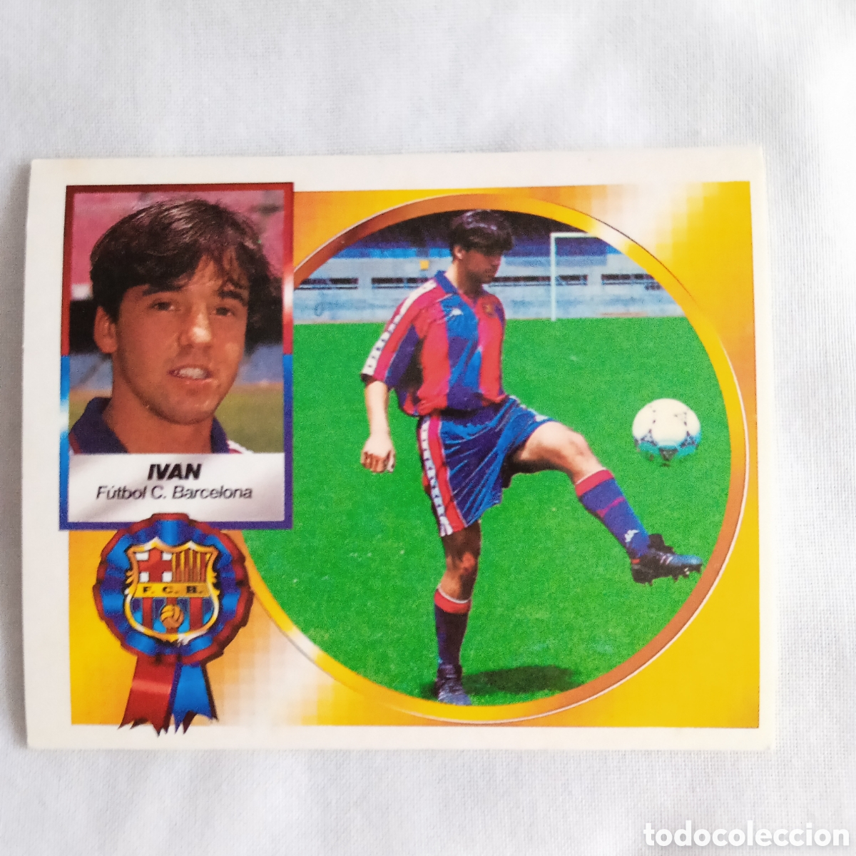 Fu&szlig;ball-Sticker: CROMO Futbol SIN PEGAR .94/95 .IVAN Futbol club Barcelona.