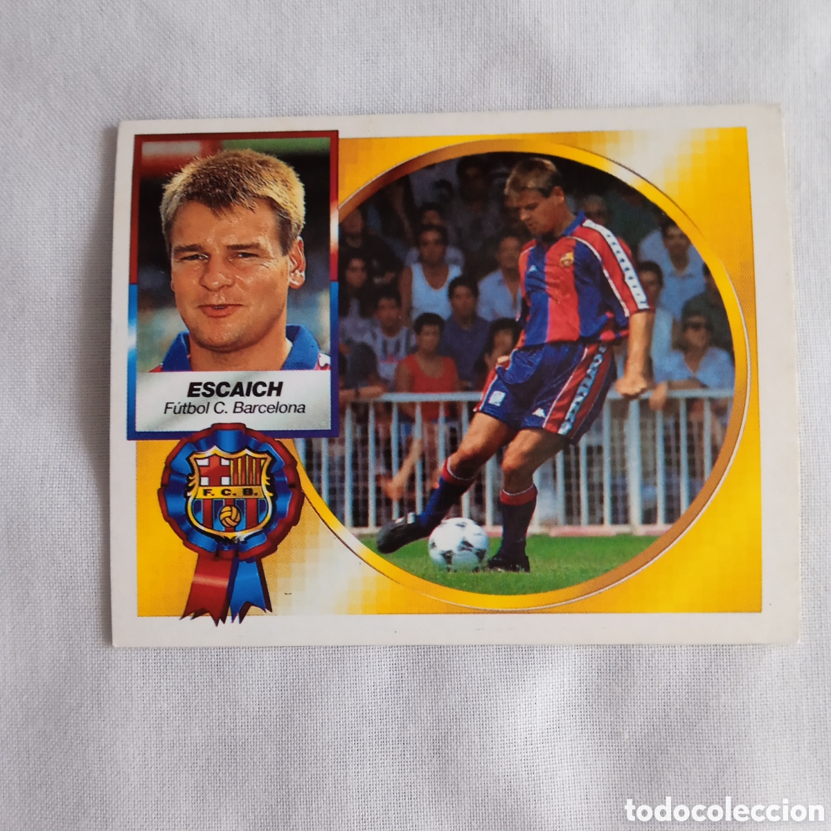 Fu&szlig;ball-Sticker: CROMO Futbol SIN PEGAR .94/95. ESCAICH., Futbol club Barcelona.