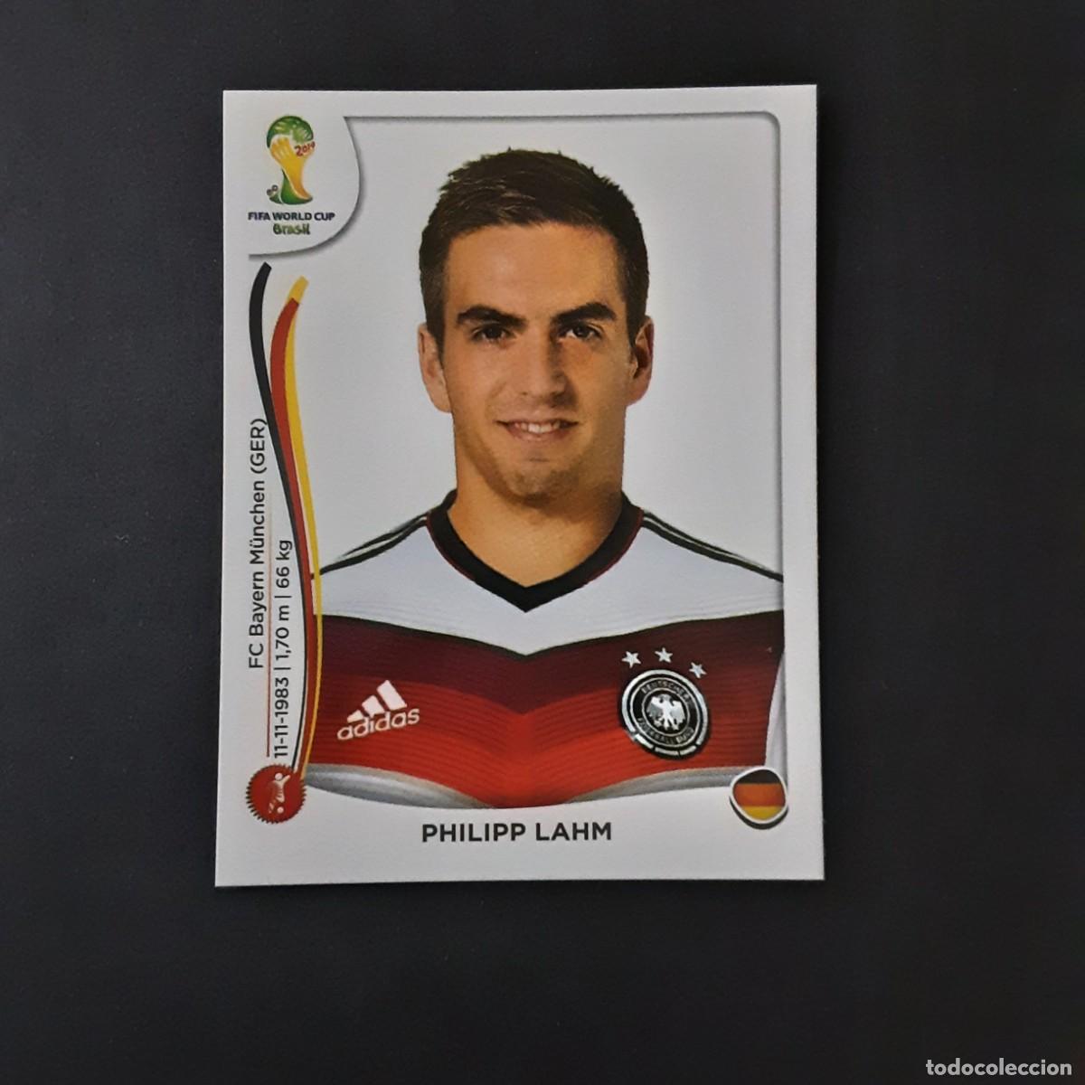 Football Stickers: CROMO FUTBOL MUNDIAL 2014 PANINI 491.LAHM-ALEMANIA-NUNCA PEGADO