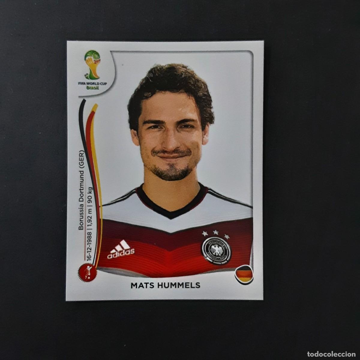 Cromos de Futebol: CROMO FUTBOL MUNDIAL 2014 PANINI 494.HUMMELS-ALEMANIA-NUNCA PEGADO