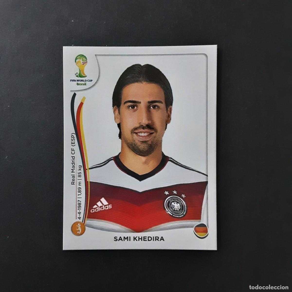 Cromos de F&uacute;tbol: CROMO FUTBOL MUNDIAL 2014 PANINI 496.KHEDIRA-ALEMANIA-NUNCA PEGADO
