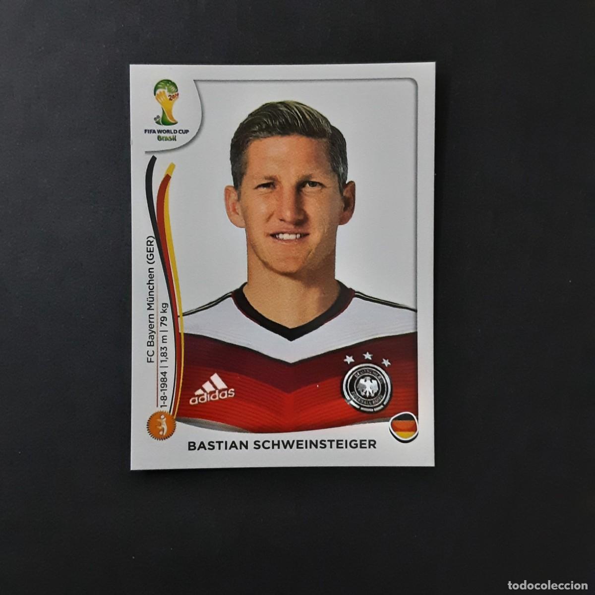 Cartes &agrave; collectionner de Football: CROMO FUTBOL MUNDIAL 2014 PANINI 497.SCHWEINSTEIGER-ALEMANIA-NUNCA PEGADO