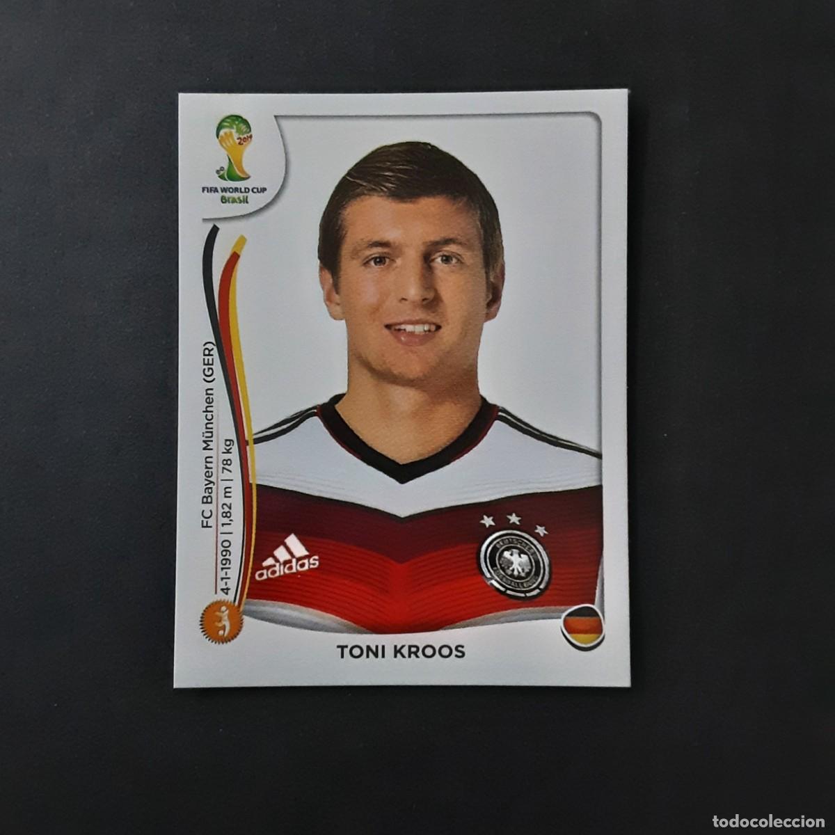Cromos de F&uacute;tbol: CROMO FUTBOL MUNDIAL 2014 PANINI 498.TONI KROOS-ALEMANIA-NUNCA PEGADO