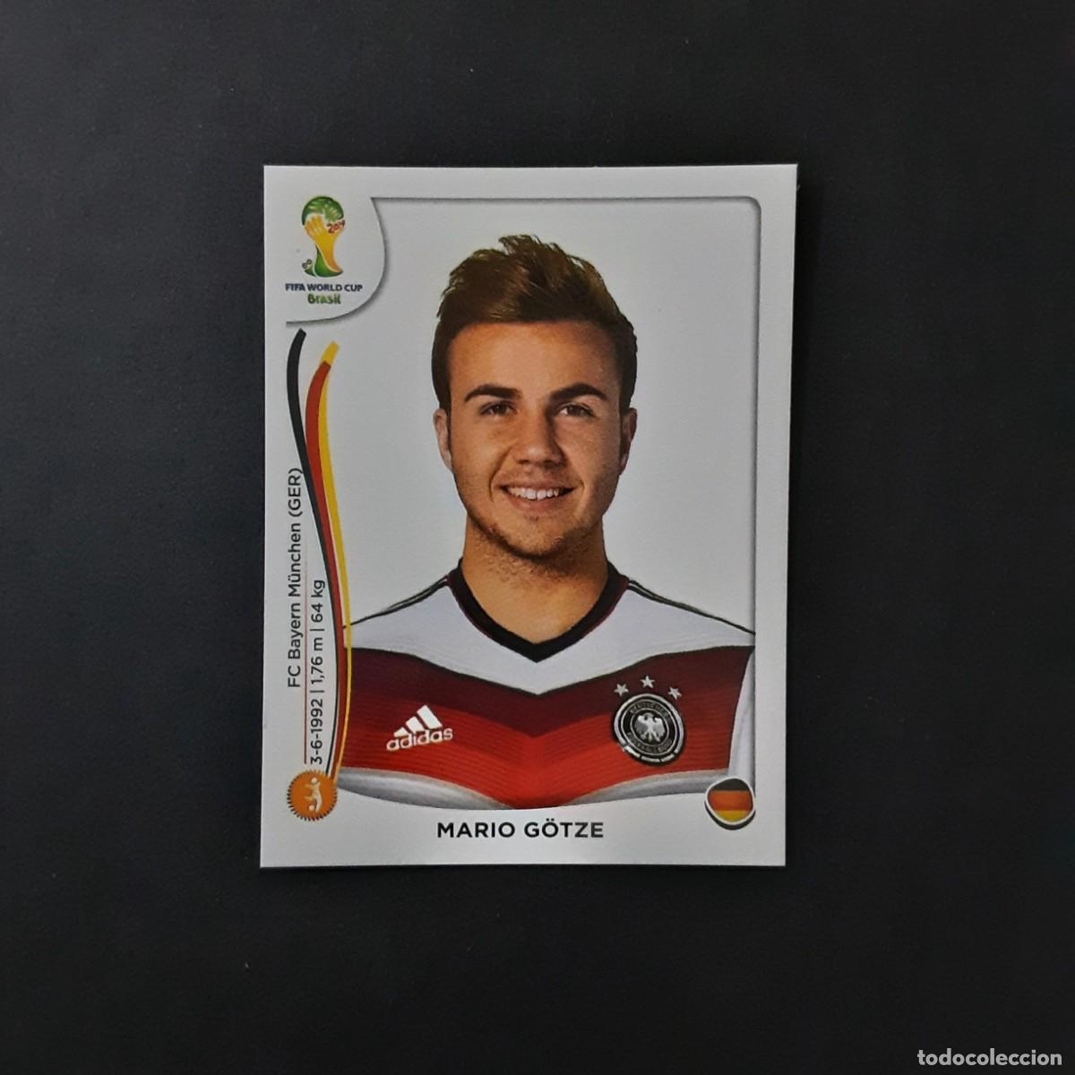 Figurine di Calcio: CROMO FUTBOL MUNDIAL 2014 PANINI 500.GOTZE-ALEMANIA-NUNCA PEGADO