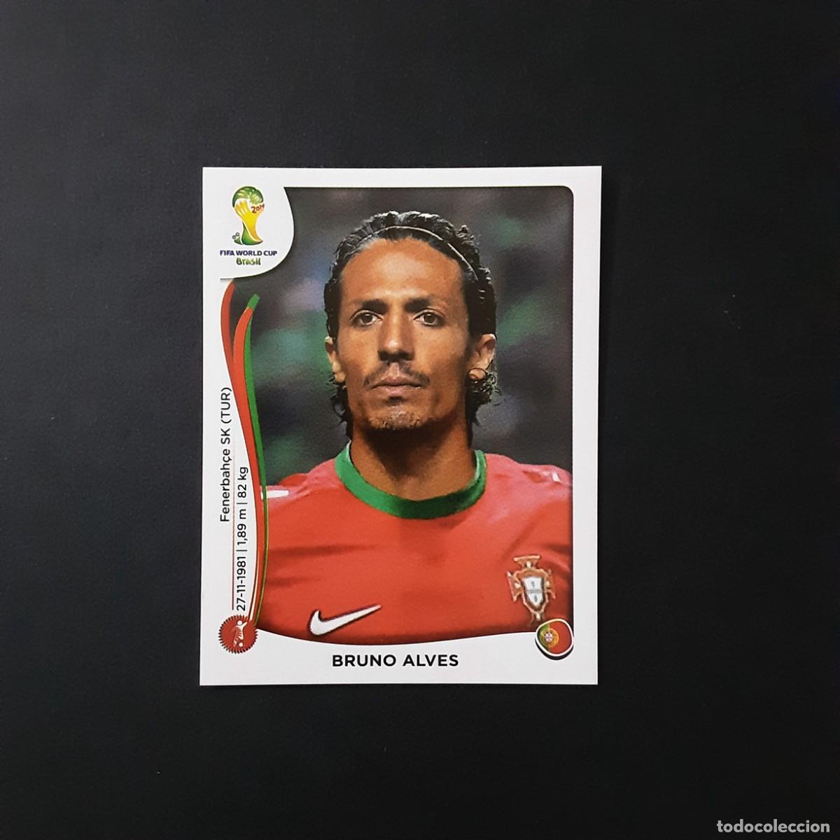 Figurine di Calcio: CROMO FUTBOL MUNDIAL 2014 PANINI 511.BRUNO ALVES-PORTUGAL-NUNCA PEGADO