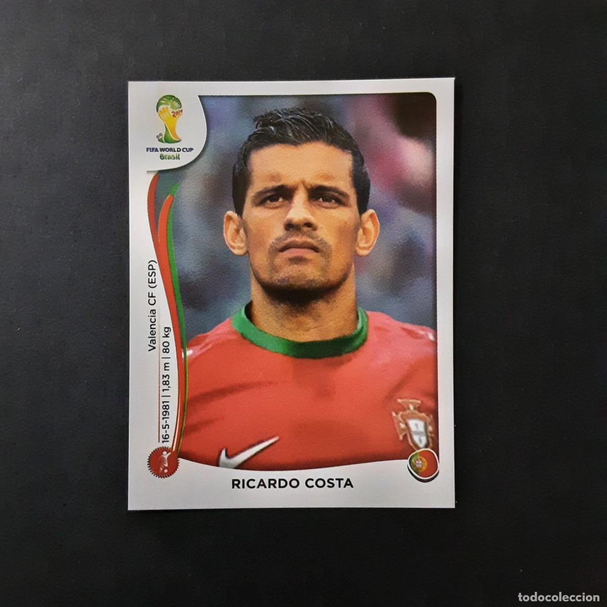 Cromos de F&uacute;tbol: CROMO FUTBOL MUNDIAL 2014 PANINI 514.RICARDO COSTA-PORTUGAL-NUNCA PEGADO