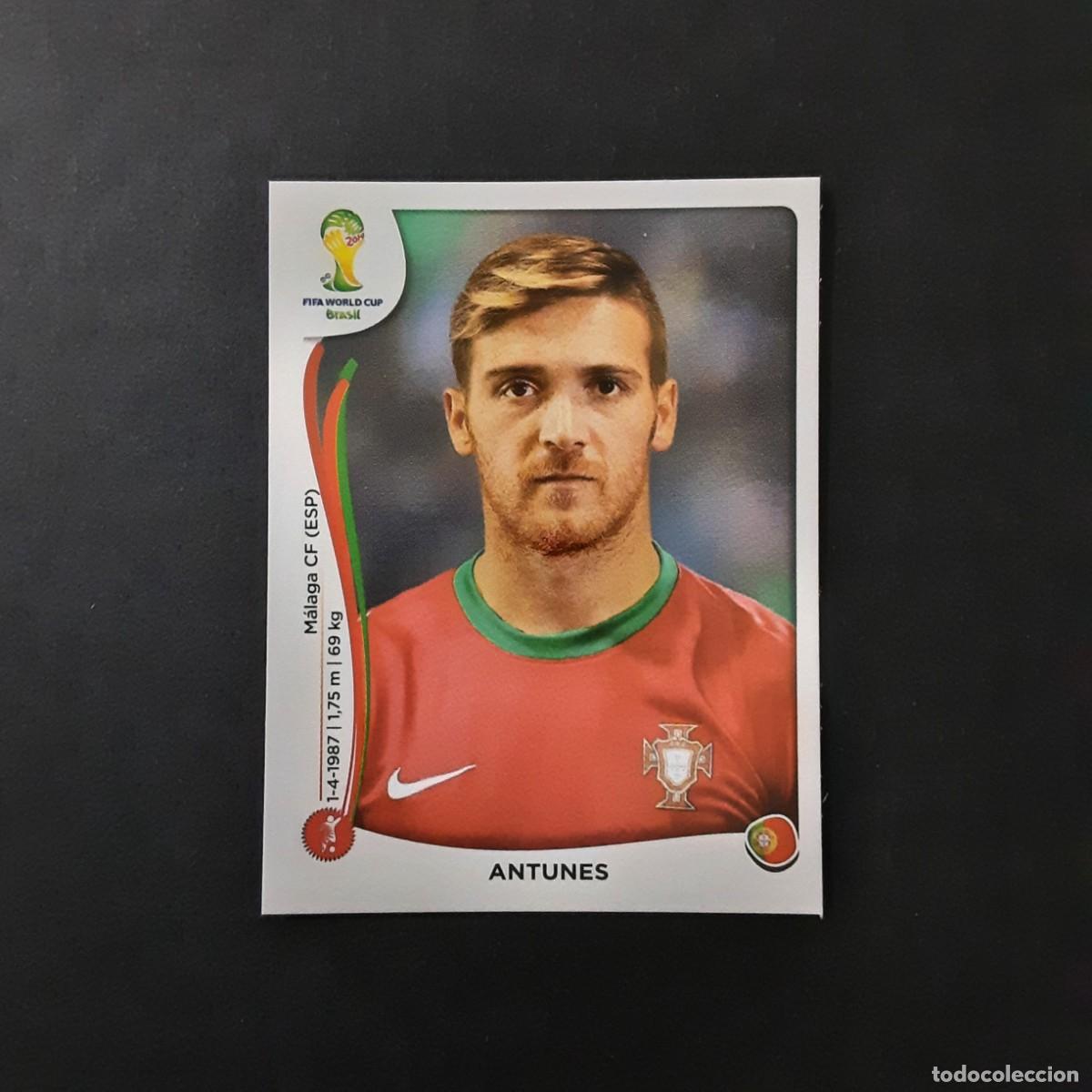 Cromos de Futebol: CROMO FUTBOL MUNDIAL 2014 PANINI 515.ANTUNES-PORTUGAL-NUNCA PEGADO