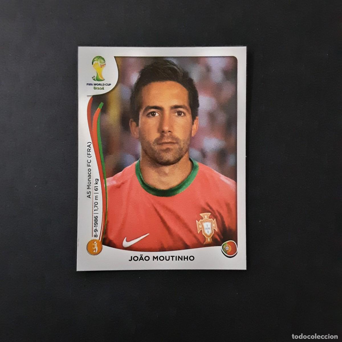 Figurine di Calcio: CROMO FUTBOL MUNDIAL 2014 PANINI 518.MOUTINHO-PORTUGAL-NUNCA PEGADO