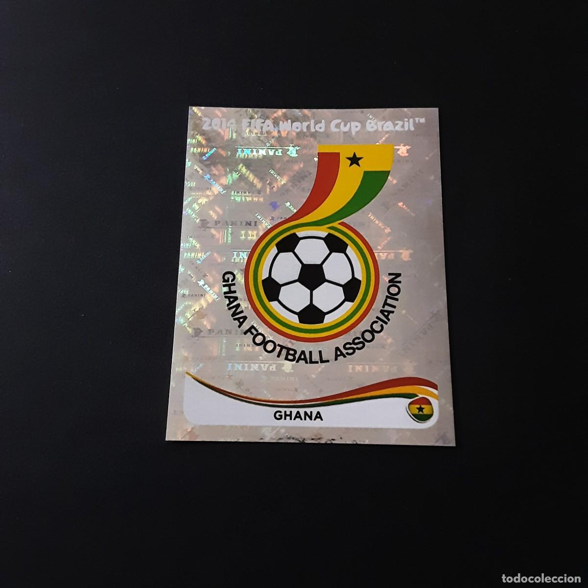 Cromos de Futebol: CROMO FUTBOL MUNDIAL 2014 PANINI 526.ESCUDO-GHANA-NUNCA PEGADO