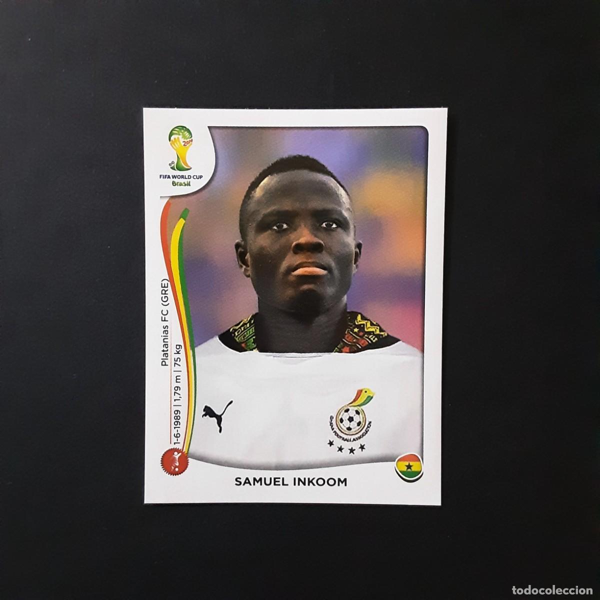 Figurine di Calcio: CROMO FUTBOL MUNDIAL 2014 PANINI 529.INKOOM-GHANA-NUNCA PEGADO