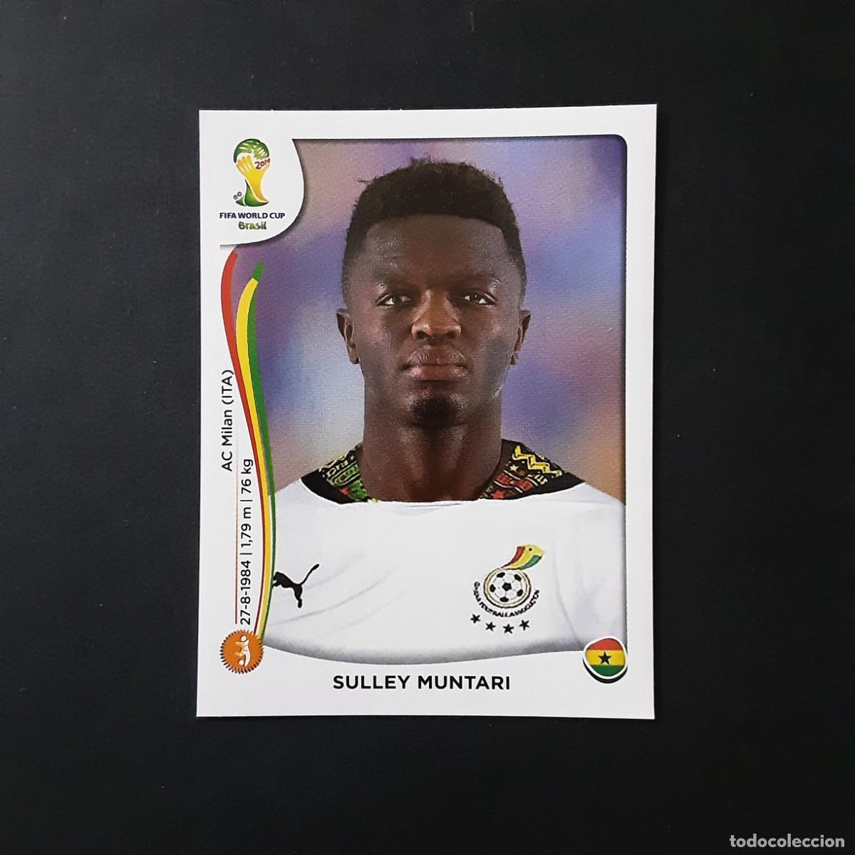 Fu&szlig;ball-Sticker: CROMO FUTBOL MUNDIAL 2014 PANINI 537.MUNTARI-GHANA-NUNCA PEGADO