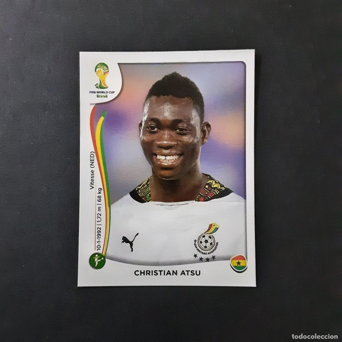 Fu&szlig;ball-Sticker: CROMO FUTBOL MUNDIAL 2014 PANINI 541.ATSU-GHANA-NUNCA PEGADO