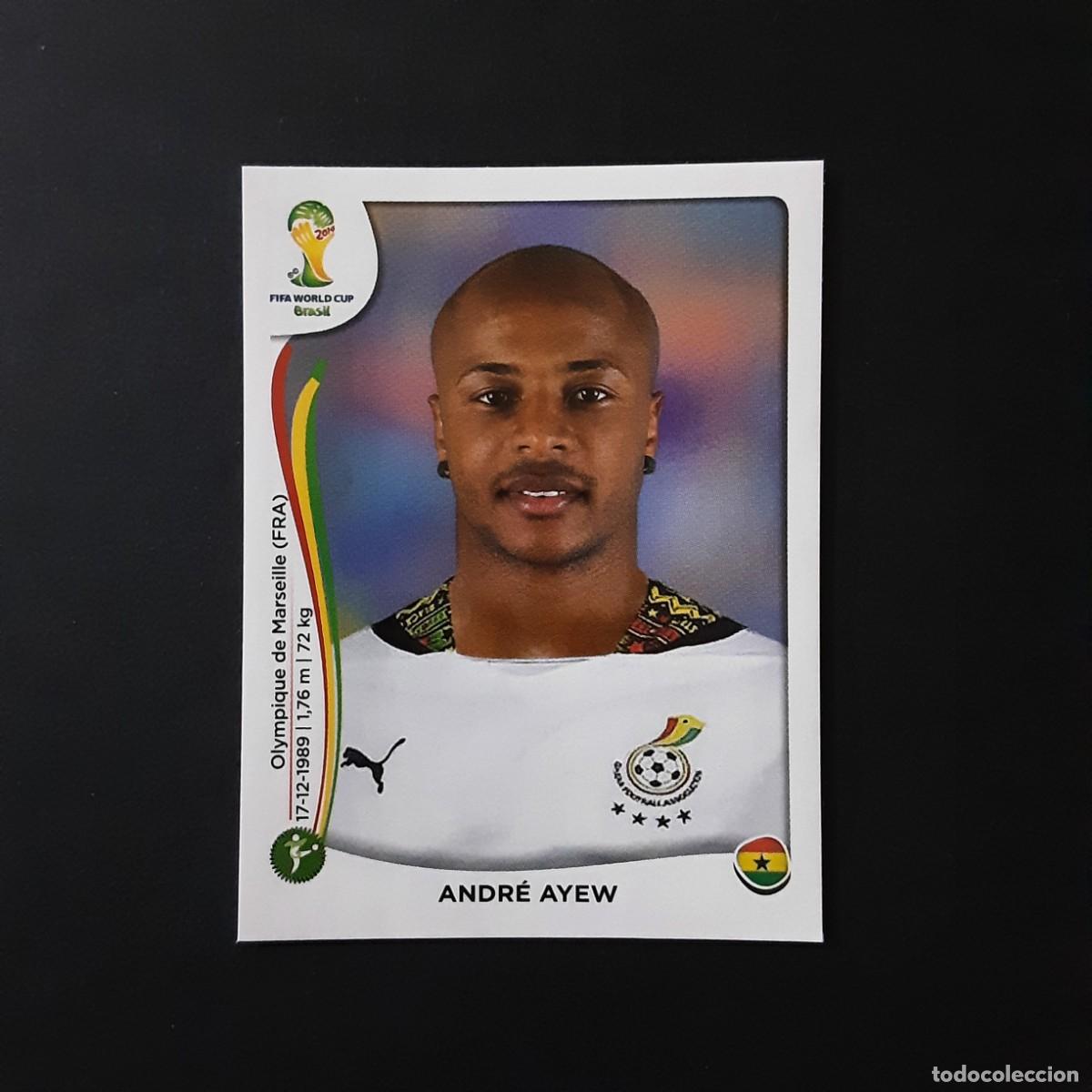 Figurine di Calcio: CROMO FUTBOL MUNDIAL 2014 PANINI 542.ANDRE AYEW-GHANA-NUNCA PEGADO