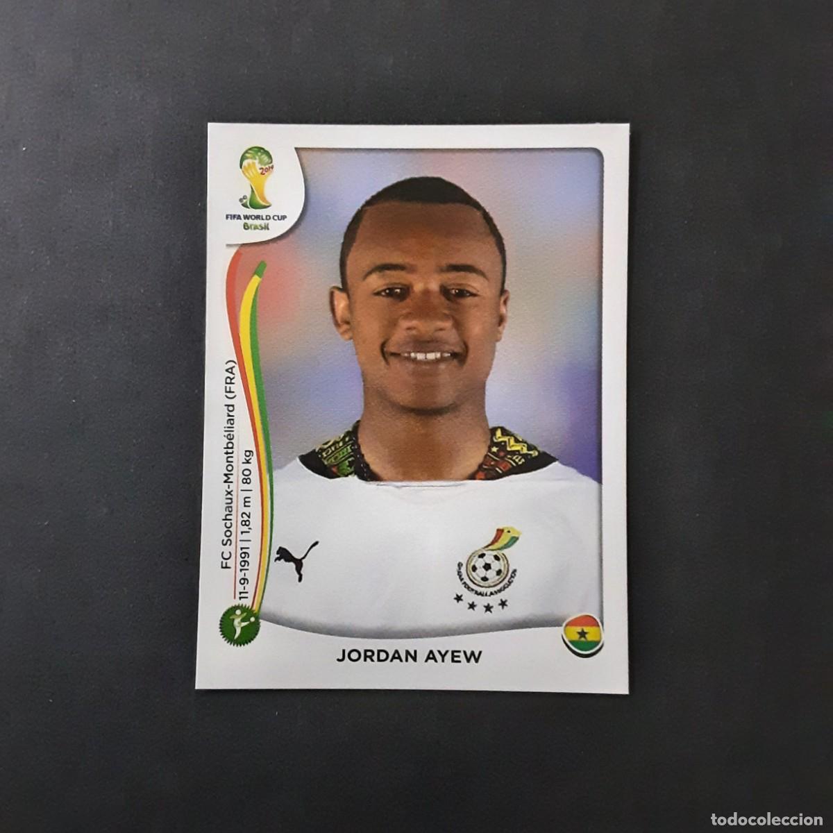 Fu&szlig;ball-Sticker: CROMO FUTBOL MUNDIAL 2014 PANINI 543.JORDAN AYEW-GHANA-NUNCA PEGADO