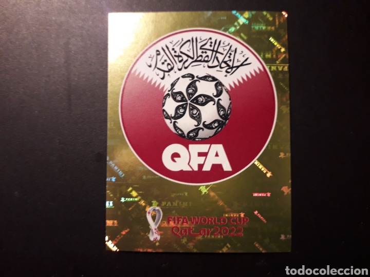 Cromos de F&uacute;tbol: ESCUDO QATAR N&deg; 2 COPA MUNDIAL DE F&Uacute;TBOL QATAR 2022 22 PANINI SIN PEGAR PEDIDO M&Iacute;NIMO 3&euro;.