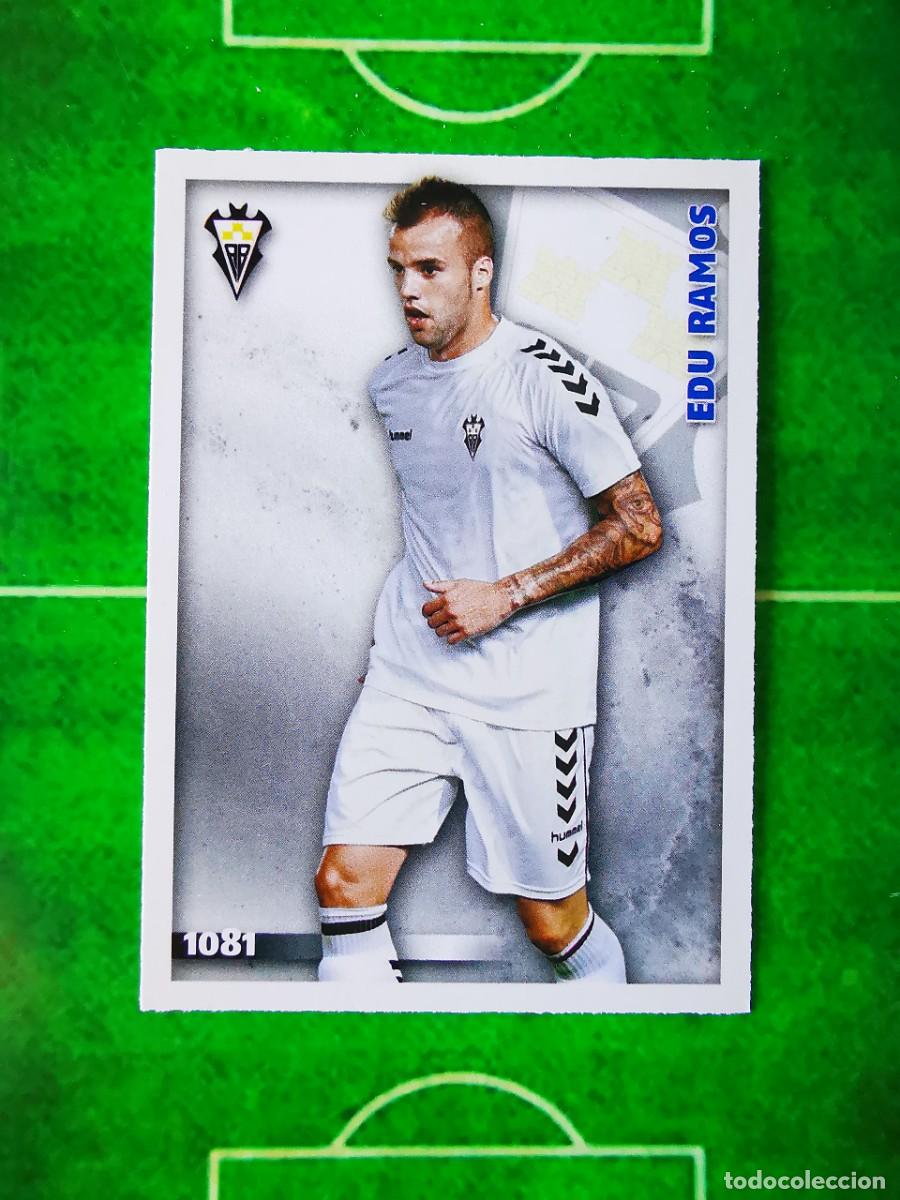 Cartes &agrave; collectionner de Football: CROMO FUTBOL 14 15 MUNDICROMO FICHAS QUIZ LIGA 2014 2015 ALBACETE BALOMPIE 1081 EDU RAMOS