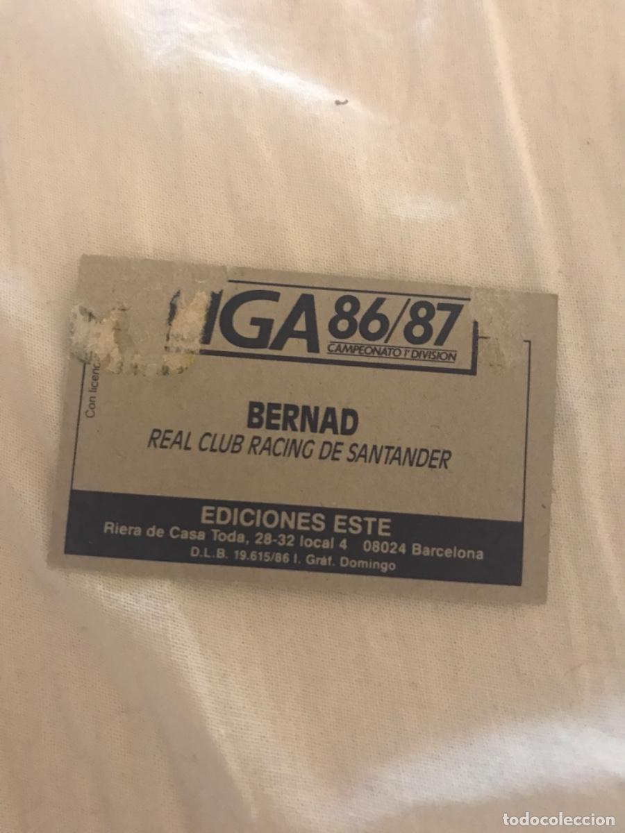 Cromos de f&uacute;tbol: Bernad - Foto 2