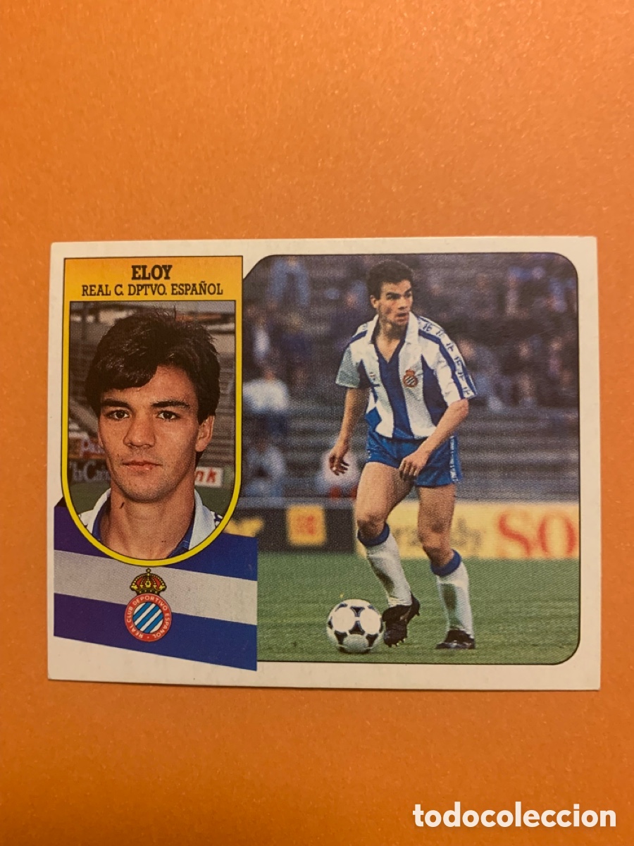 Cromos de f&uacute;tbol: Eloy Espa&ntilde;ol 91 92. Liga Este 1991 1992. SIN PEGAR