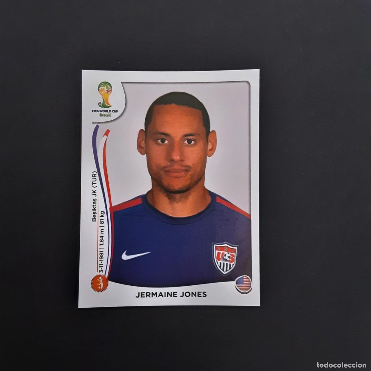 Cromos de Futebol: CROMO FUTBOL MUNDIAL 2014 PANINI 554.JONES-USA-NUNCA PEGADO