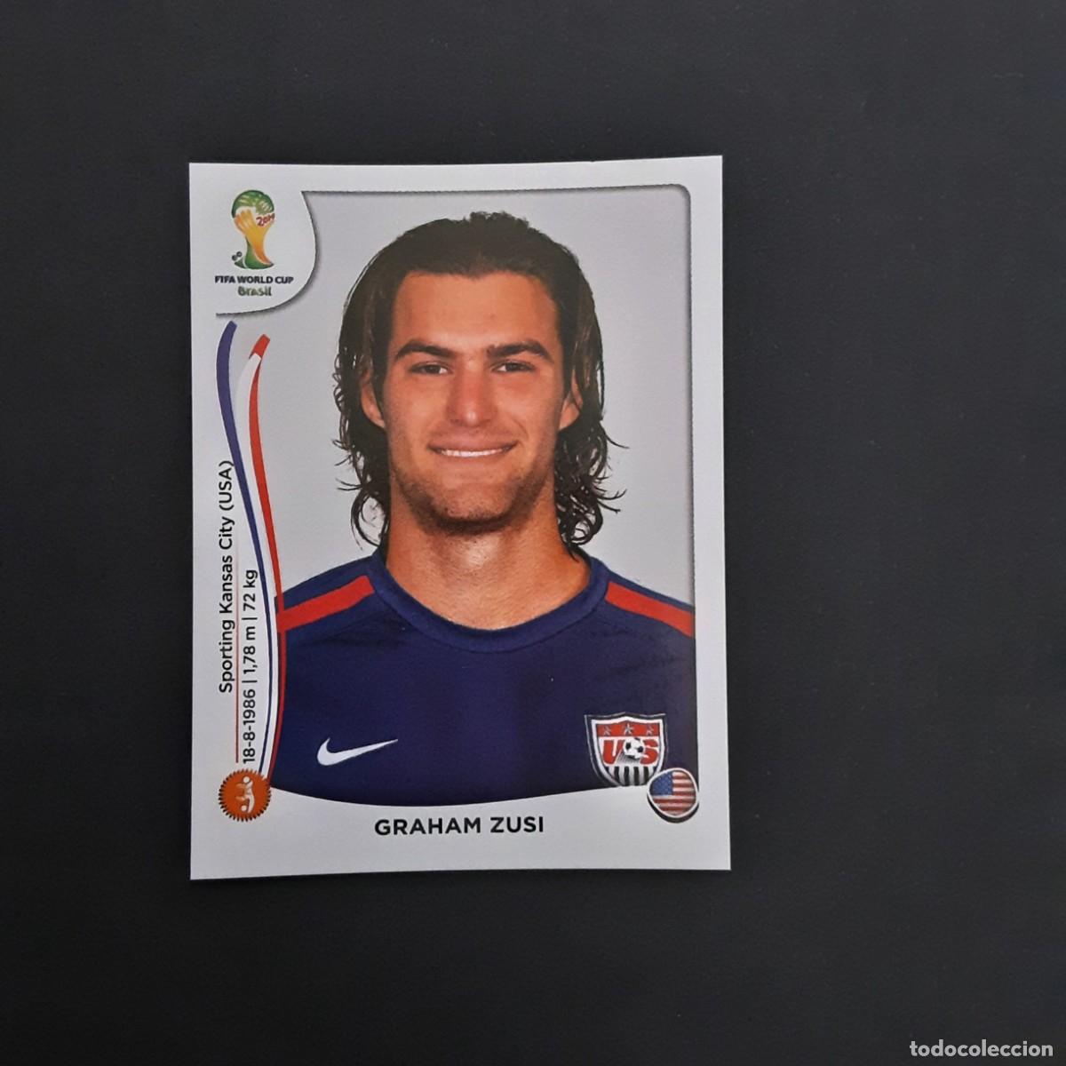 Football Stickers: CROMO FUTBOL MUNDIAL 2014 PANINI 557.ZUSI-USA-NUNCA PEGADO