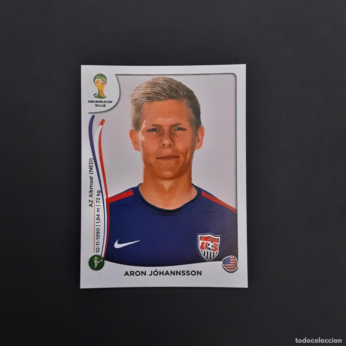 Fu&szlig;ball-Sticker: CROMO FUTBOL MUNDIAL 2014 PANINI 560.JOHANNSSON-USA-NUNCA PEGADO