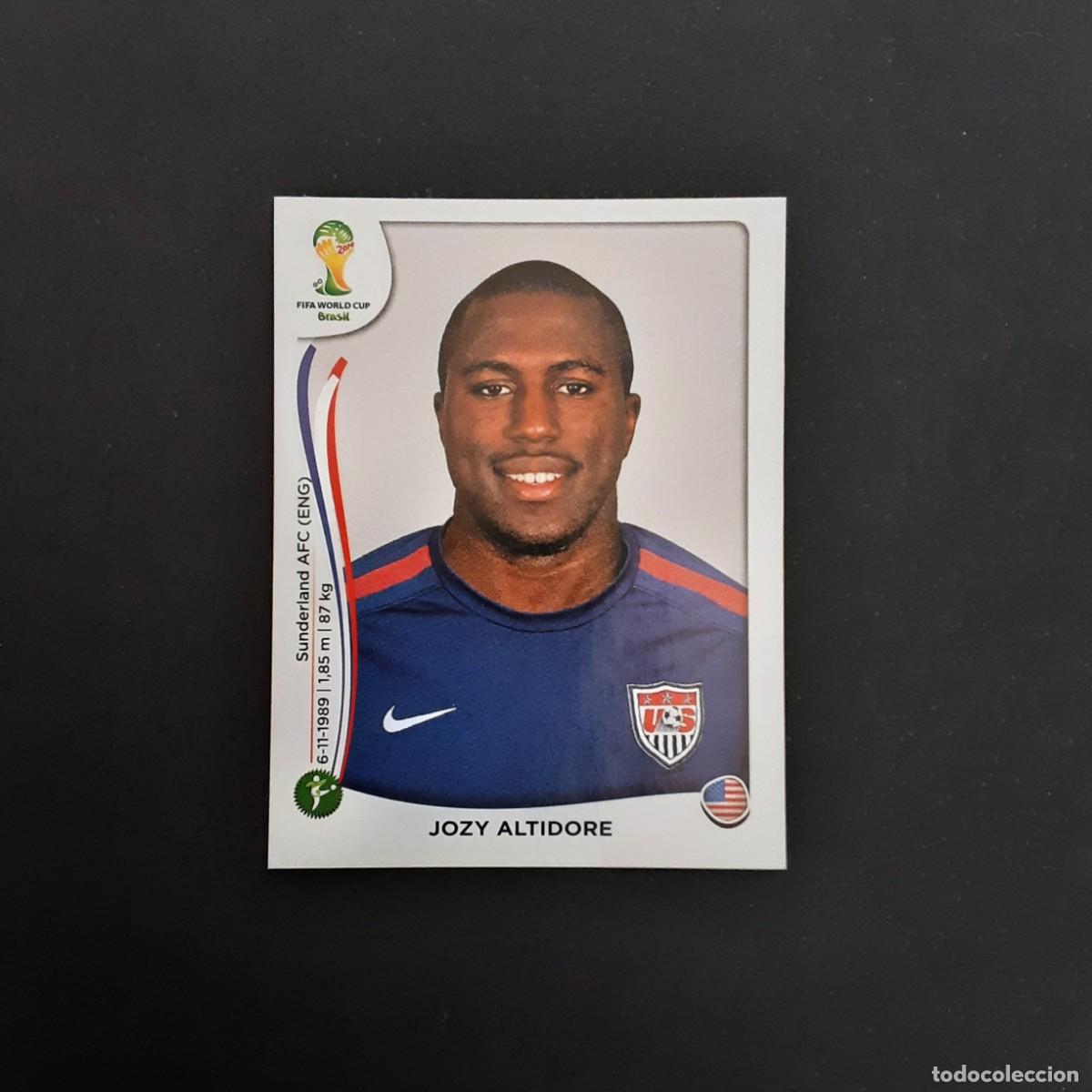 Football Stickers: CROMO FUTBOL MUNDIAL 2014 PANINI 563.ALTIDORE-USA-NUNCA PEGADO