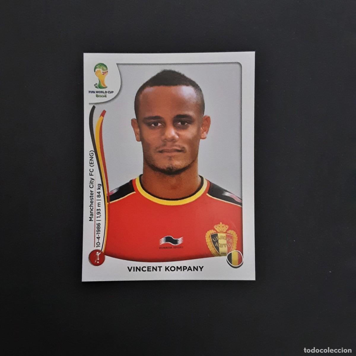 Cartes &agrave; collectionner de Football: CROMO FUTBOL MUNDIAL 2014 PANINI 567.KOMPANY-BELGICA-NUNCA PEGADO