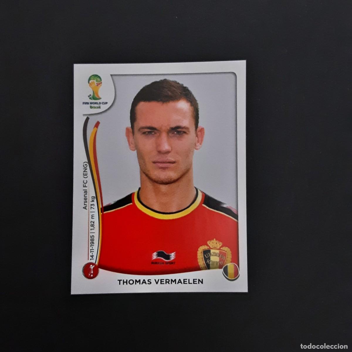 Cromos de F&uacute;tbol: CROMO FUTBOL MUNDIAL 2014 PANINI 571.VERMAELEN-BELGICA-NUNCA PEGADO