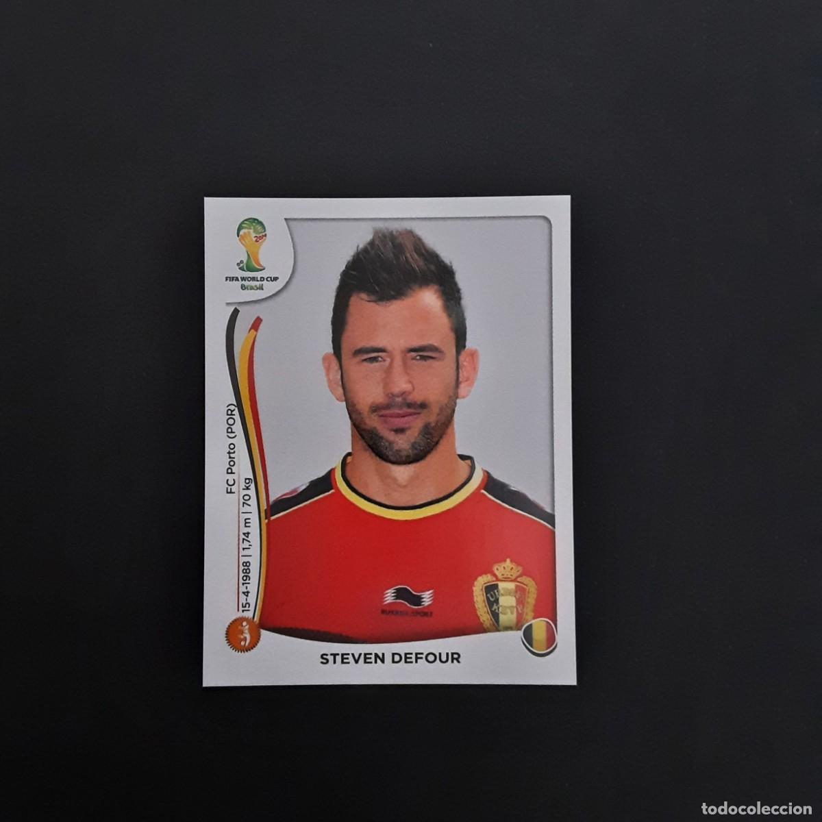 Fu&szlig;ball-Sticker: CROMO FUTBOL MUNDIAL 2014 PANINI 572.DEFOUR-BELGICA-NUNCA PEGADO