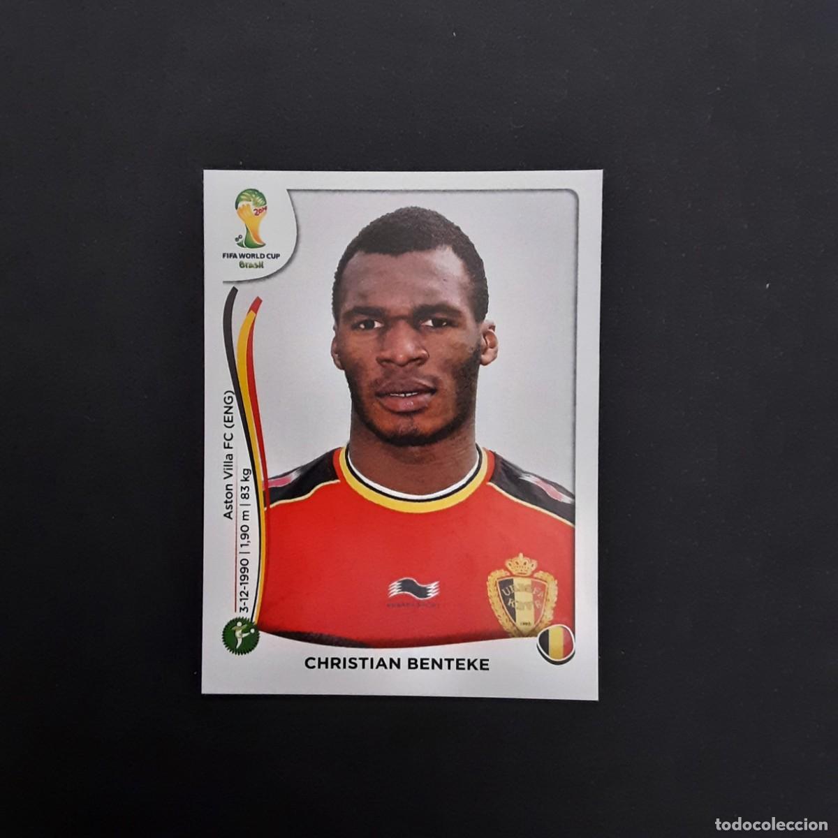 Cromos de Futebol: CROMO FUTBOL MUNDIAL 2014 PANINI 582.BENTEKE-BELGICA-NUNCA PEGADO
