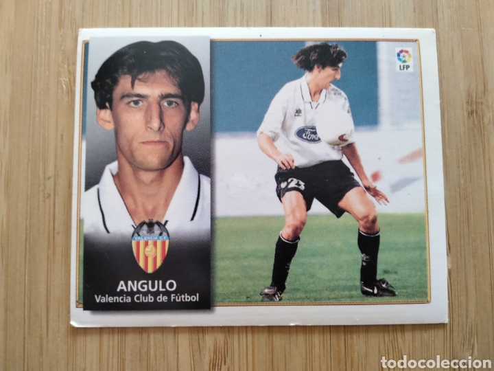 Cromos de f&uacute;tbol: ANGULO VALENCIA C.F EDICIONES ESTE 98 99 1998 1999 SIN PEGAR CROMO FUTBOL UNIFICO ENVIOS