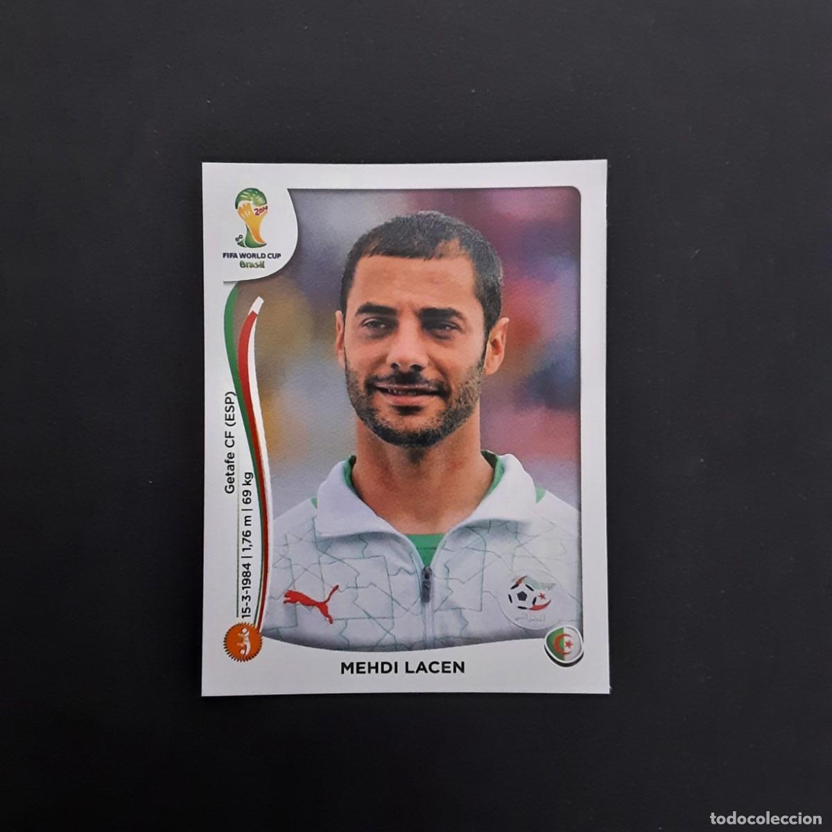 Cromos de F&uacute;tbol: CROMO FUTBOL MUNDIAL 2014 PANINI 594.LACEN-ARGELIA-NUNCA PEGADO