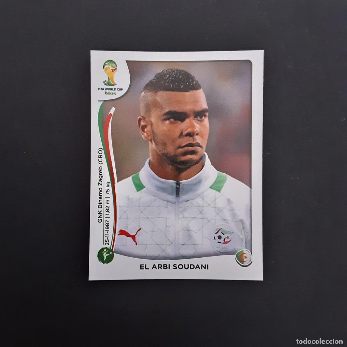 Football Stickers: CROMO FUTBOL MUNDIAL 2014 PANINI 600.SOUDANI-ARGELIA-NUNCA PEGADO