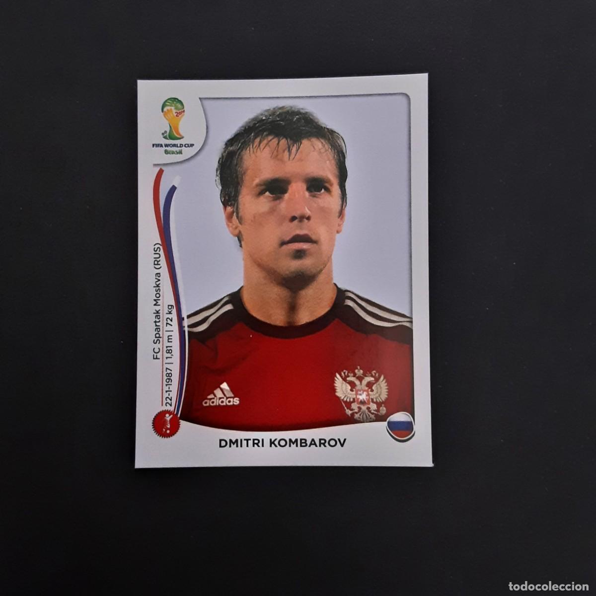 Football Stickers: CROMO FUTBOL MUNDIAL 2014 PANINI 608.KOMBAROV-RUSIA-NUNCA PEGADO