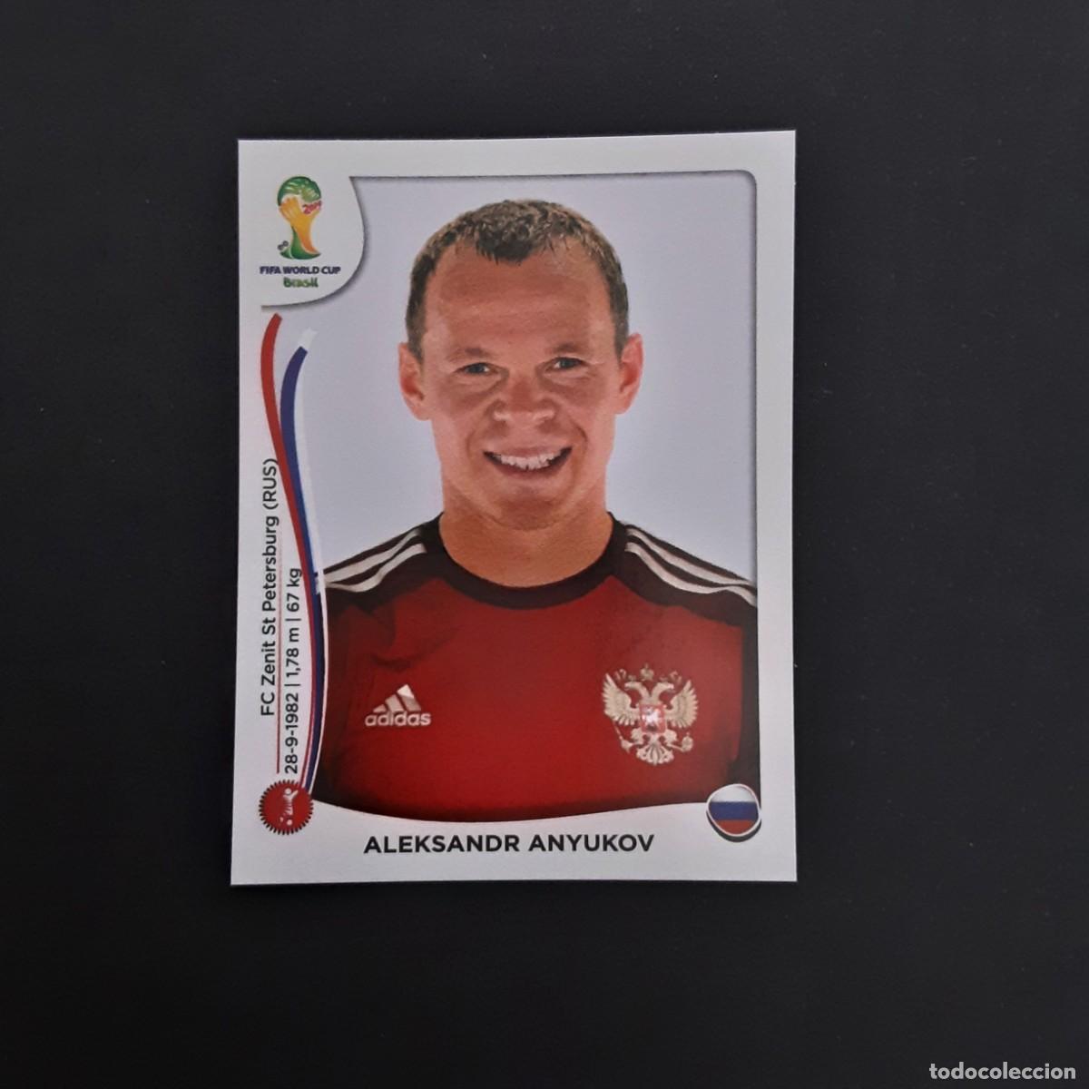 Cromos de Futebol: CROMO FUTBOL MUNDIAL 2014 PANINI 609.ANYUKOV-RUSIA-NUNCA PEGADO