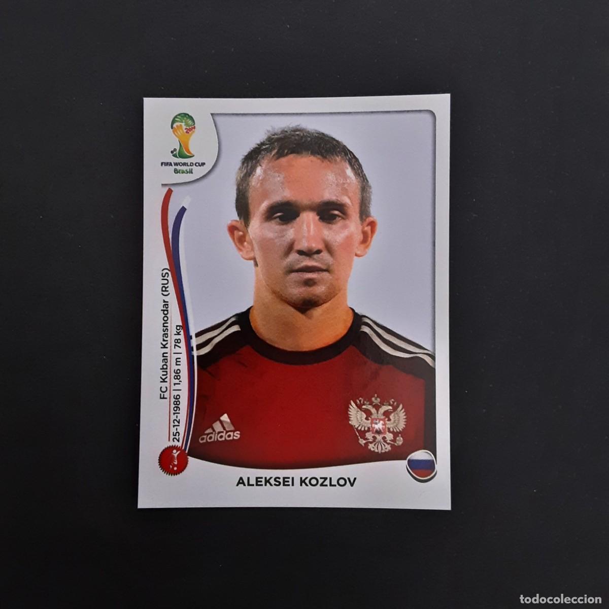 Football Stickers: CROMO FUTBOL MUNDIAL 2014 PANINI 610.KOZLOV-RUSIA-NUNCA PEGADO